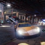 WiiU Watchdogs Gameplay Screenshot Car Crash
