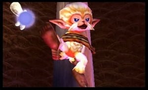Zelda Majora's Mask 3D Monkey Gameplay Screenshot 3DS