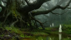 Destiny Giant Trees Jungle on Earth artwork