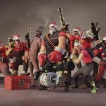 Team Fortress Christmas Wallpaper
