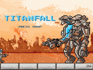 TitanFall 8bit NES Version GIF Animation