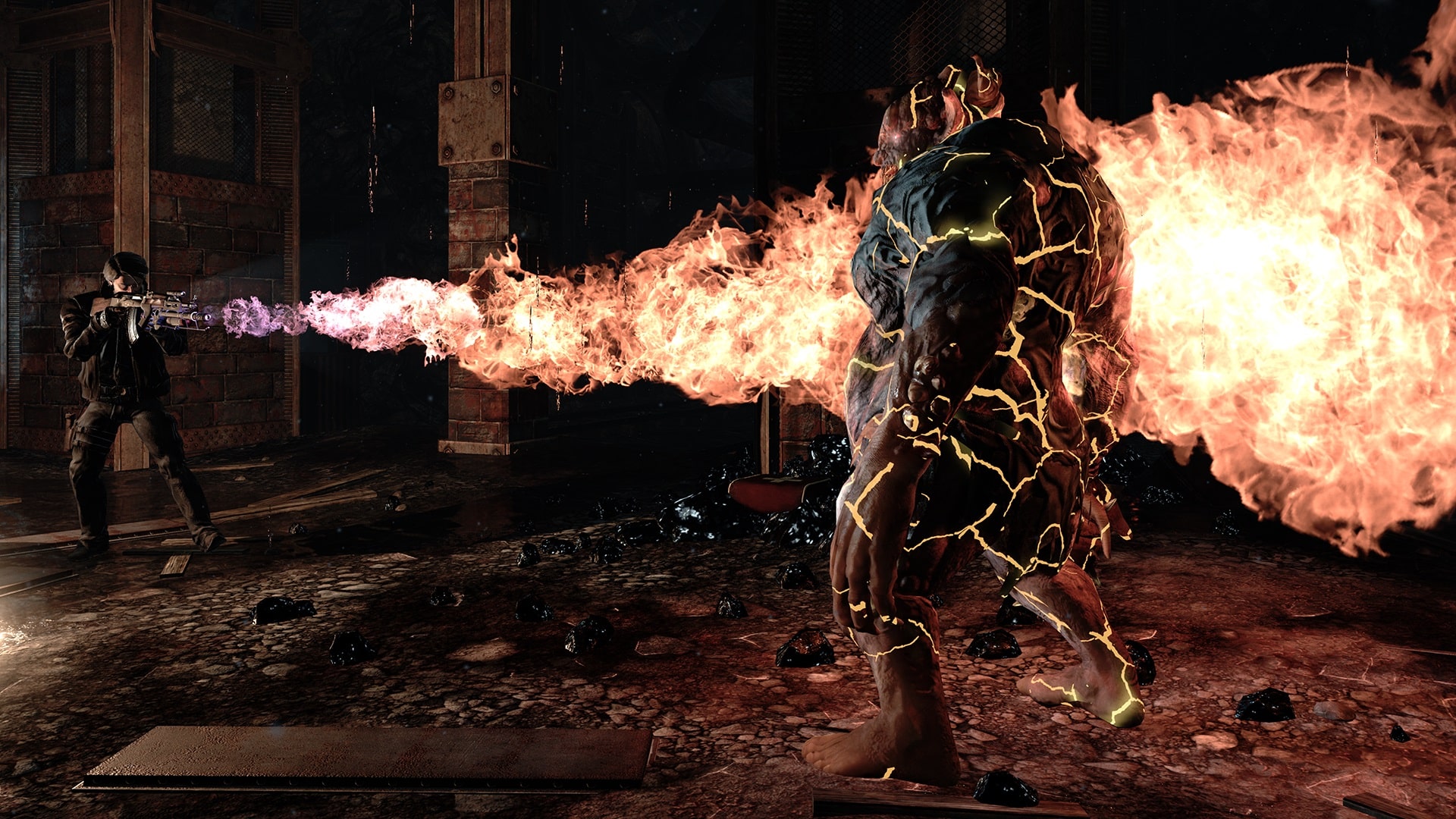 Alone in the Dark: Illumination Flamethrower Gameplay Screenshot PC