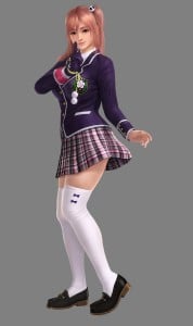 Dead or Alive 5: Last Round Honoka Dancing Schoolgirl Gameplay Artwork Xbox One PS4 PC Xbox 360 PS3