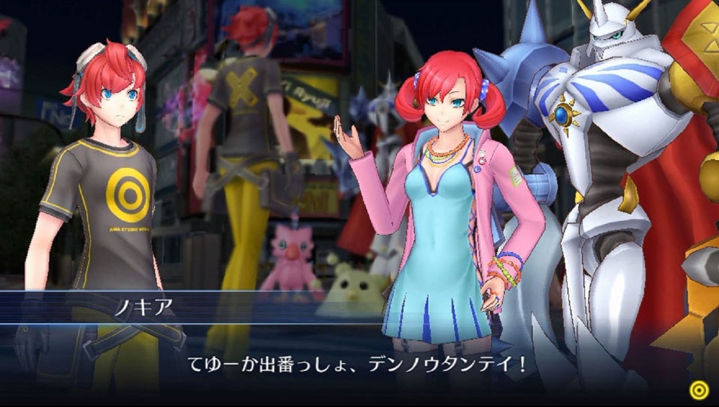 Digimon Story: Cyber Sleuth Dialog PS Vita Gameplay Screenshot.