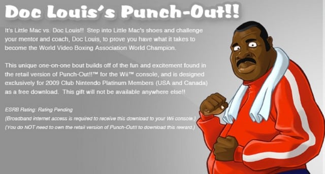 Doc Louis Punch Out Wii DLC Artwork Official Club Nintendo