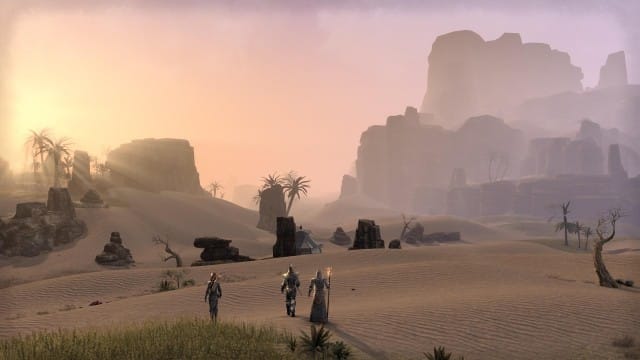 Elder Scrolls Online PS4 Xbox One Desert Gameplay Screenshot