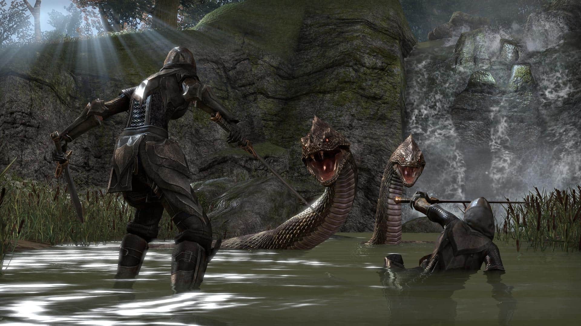 lijden Het is de bedoeling dat Feest Elder Scrolls Online PS4 Xbox One Gameplay Screenshot Snakes In Swamp