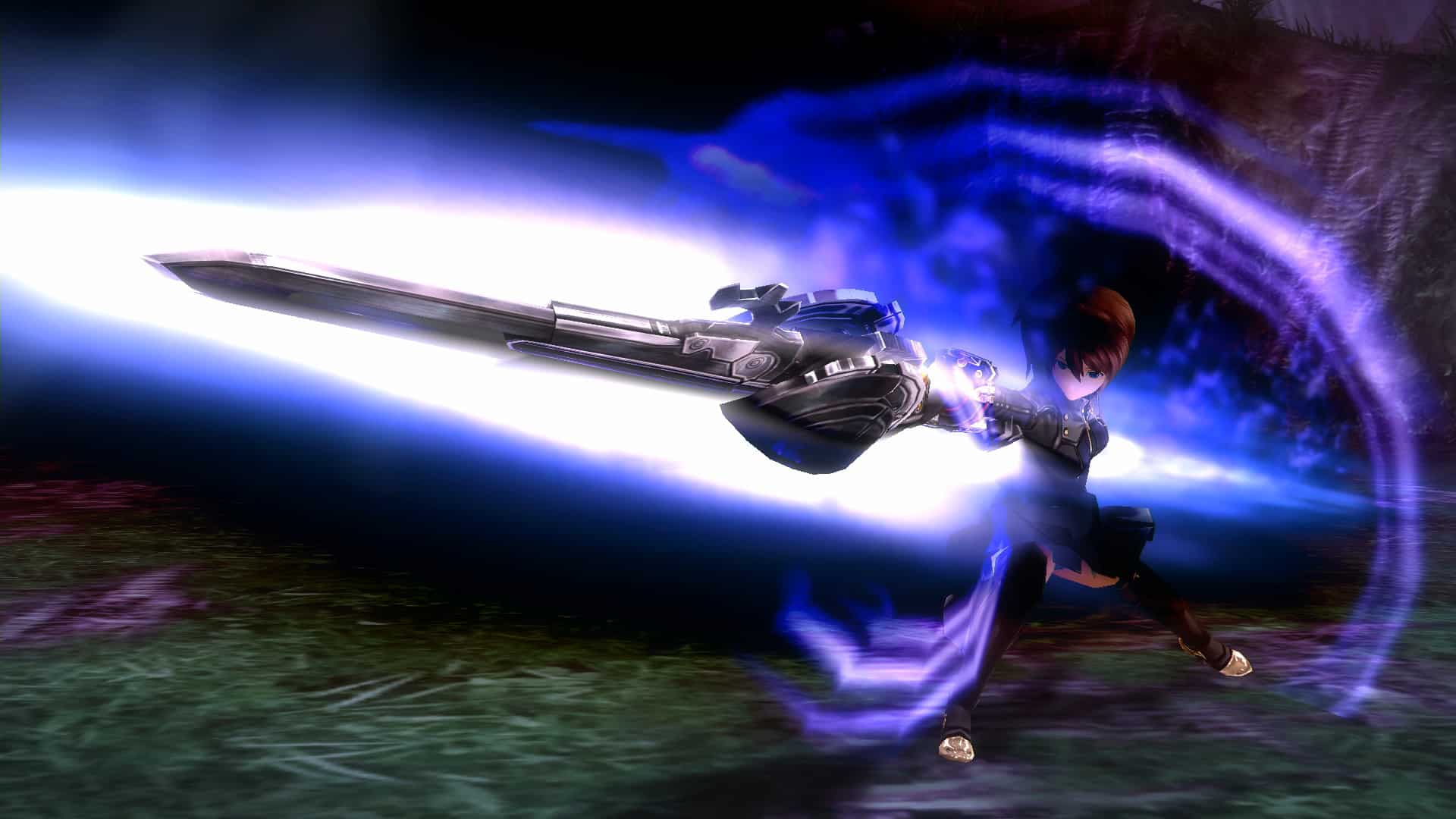 Gods Eater 2 Rage Burst Blue Glow Gameplay Screenshot Ps4 Psvita