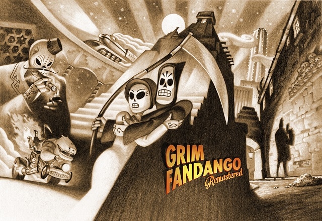 Grim Fandango Remastered Banner Artwork PC PS4 PSVita Mac Linux