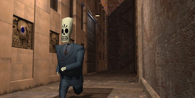 Grim Fandango Remastered Down the Halls Gameplay Screenshot