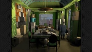 Grim Fandango Remastered Green Wallpaper Gameplay Screenshot