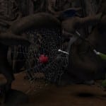 Grim Fandango Remastered Spider Web Gameplay Screenshot