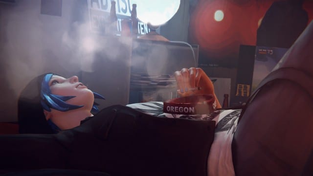 Life Is Strange Gameplay Screenshot Chloe Price Smokes PS4 Xbox One PC