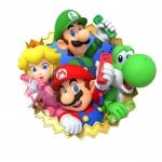 Mario Party 10 Cast With Colored Wii Remotes Artwork Official
