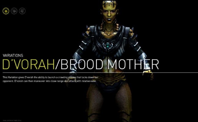 Mortal Kombat X Dvorah Brood Mother Variation Character