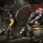 Mortal Kombat X Dvorah Stabs Subzero Gameplay Screenshot