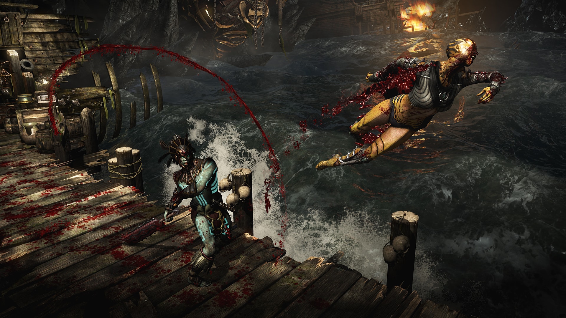 Mortal Kombat X Kotal Khan Beats Dvorah Gameplay Screenshot