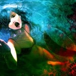 Project Scissors: Nightcry Bikini Girl Pool Death Official Artwork