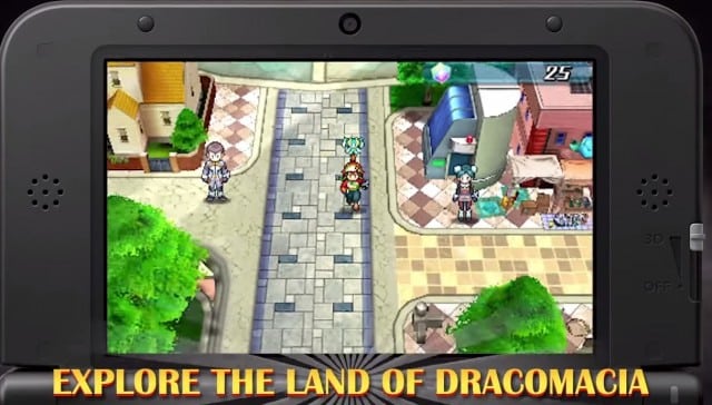 Puzzle and Dragons Z Gameplay Overworld Screenshot 3DS