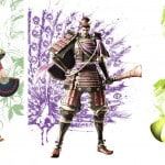 Sengoku Basara 4 Sumeragi Character Artwork Green Yellow Purple PS4 PS3