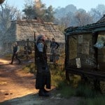 Witcher 3 Gameplay Screenshot Village Bulletin Board PC Xbox One PS4