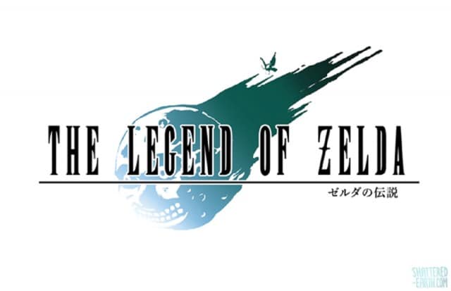Zelda vs Final Fantasy VII Majora's Mask Devil Moon Meteor Logo