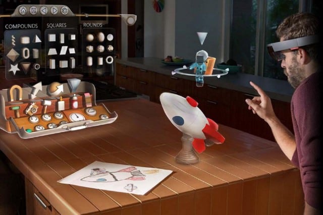 Hololens HoloStudio 3D Sculpting Demo Gameplay Screenshot Microsoft