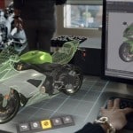 Hololens Motorcycle Augmented Reality Holographic Images Microsoft