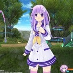 Hyperdimension Neptunia ReBirth 3 V Generation Gameplay Screenshot PSVita Purple Girl