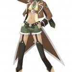 Lord of Magna Maiden Heaven Artwork 3DS Girl Brown Jacket Fiesty