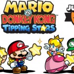 Mario vs Donkey Kong: Tipping Stars Peach DK Luigi Artwork Official 3DS Wii U