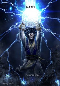 Mortal Kombat X Wallpaper Raiden Thunder God Variation Fanart by Grapiqkad