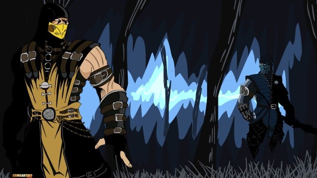 Mortal Kombat X Wallpaper Scropion vs Subzero Fanart by TekkenRocker
