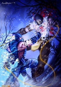 Mortal Kombat X Wallpaper Subzero Fatality Fanart by Grapiqkid