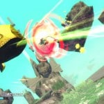 Rodea: Sky Soldier Gameplay Screenshot Fireball WiiU 3DS