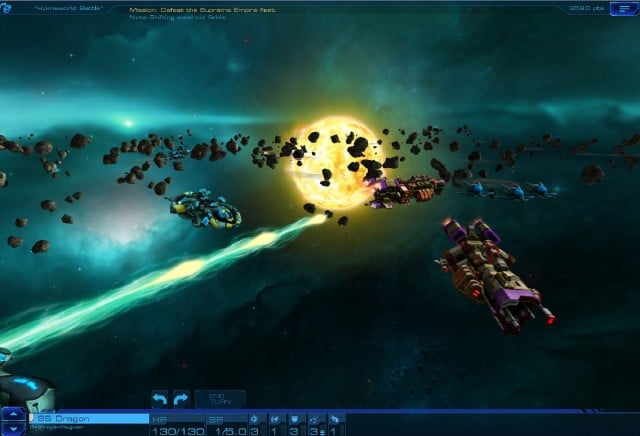 Sid Meier's Starships Gameplay Screenshot Supreme Empire Fleet