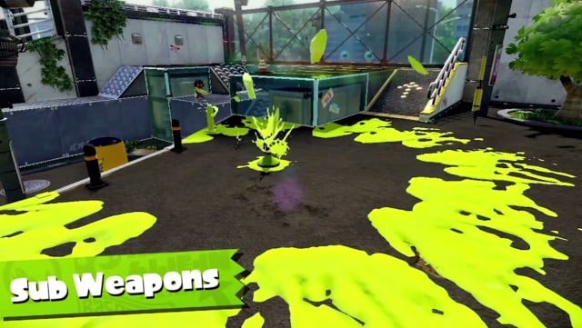 Splatoon Gameplay Screenshot Sprinkler Subweapon Wii U