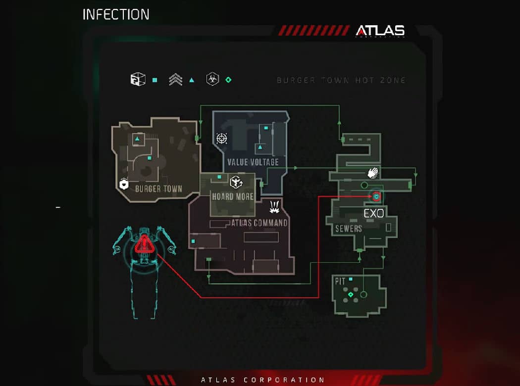 Call of Duty: Advanced Warfare Ascendance Infection Map - 1050 x 780 jpeg 87kB