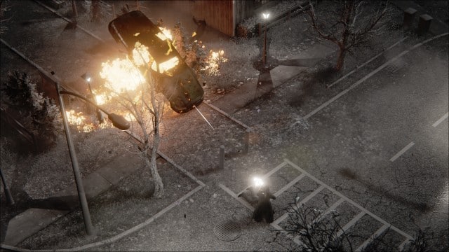 Hatred Gameplay Screenshot PC Car Explosion