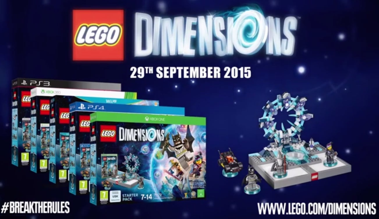 Lego Dimensions Release Date September 29 2015 Xbox 360 PS3 PS4 Xbox One Wii U