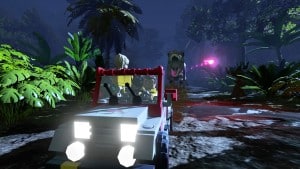 Lego Jurassic World T-Rex Chase Scene Screenshot