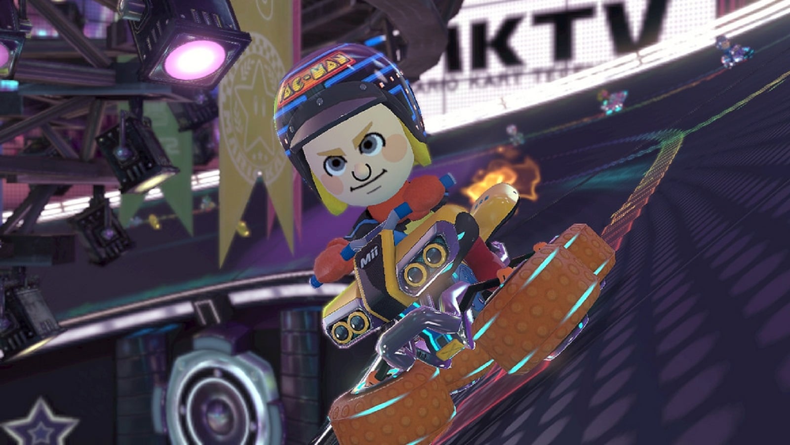 Mario Kart 8 Amiibo Costumes Pacman Gameplay Screenshot Wii U