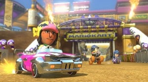 Mario Kart 8 Amiibo Costumes Wario Gameplay Screenshot Wii U