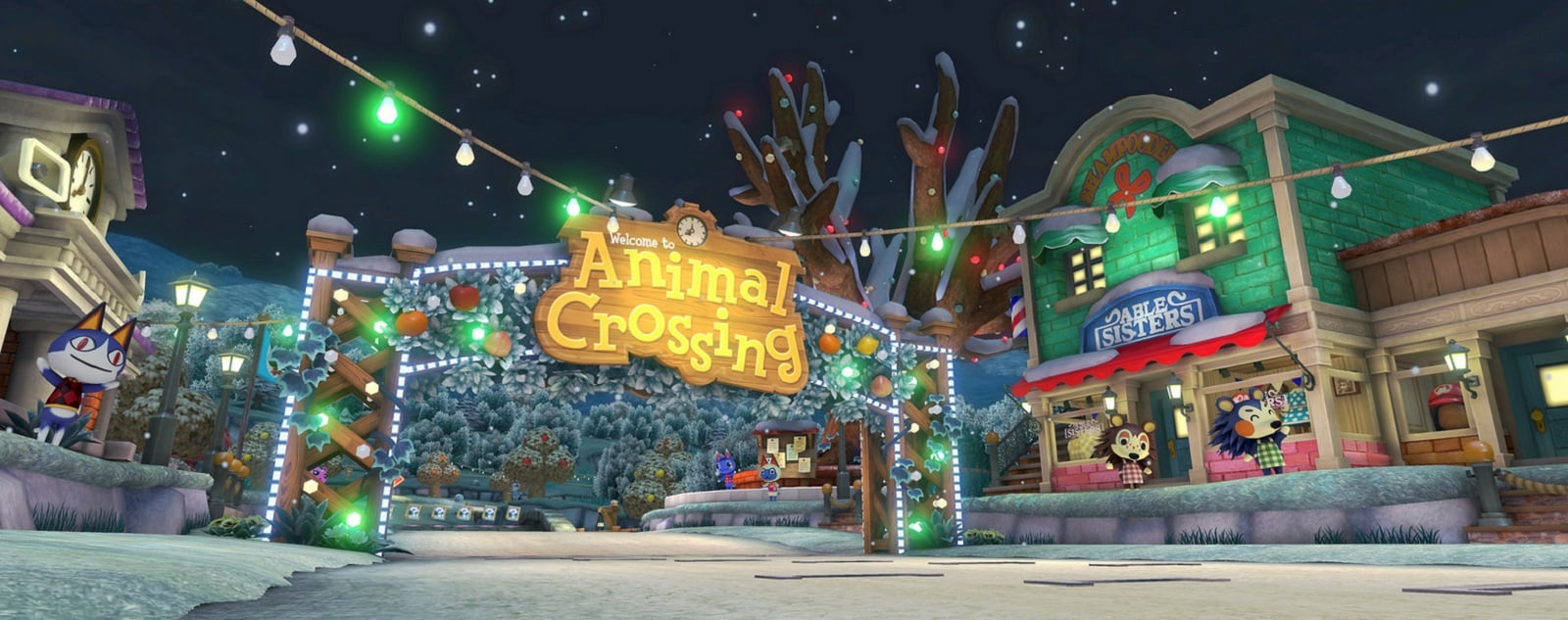 Mario Kart 8 Animal Crossing Tracks Gameplay Screenshot Able Sisters Wii U