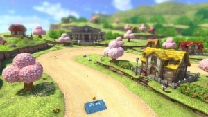 Mario Kart 8 Animal Crossing Tracks Gameplay Screenshot Nice Town Wii U