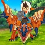 Monster Hunter Stories 3DS Screenshot Dragon Riding
