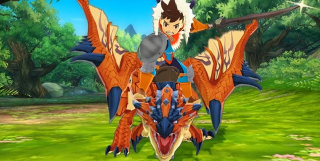 Monster Hunter Stories 3DS Screenshot Dragon Riding