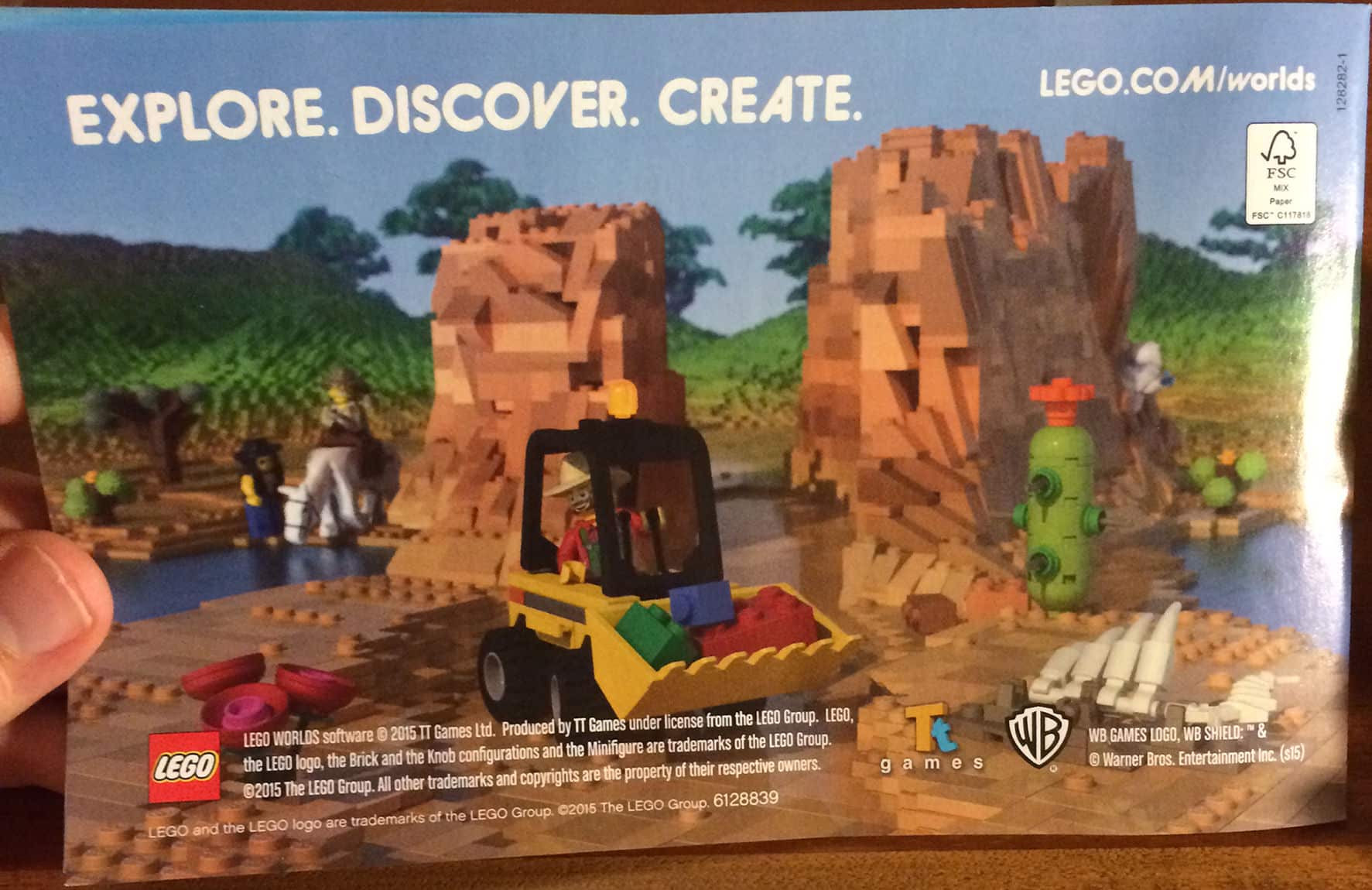 Lego Worlds mini-poster