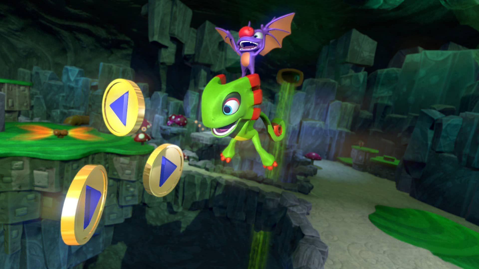 Yooka Laylee Artwork Coin Collecting Official Wii U PS4 Xbox One PC Mac
