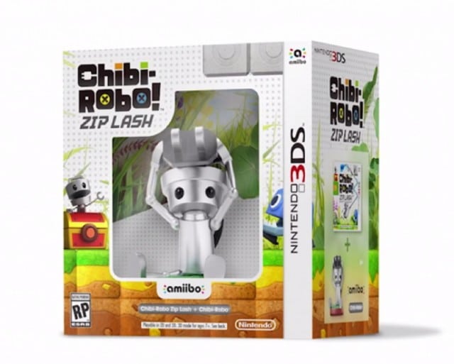 3DS Box Art Chibi Robo Zip Lash Amiibo Included USA